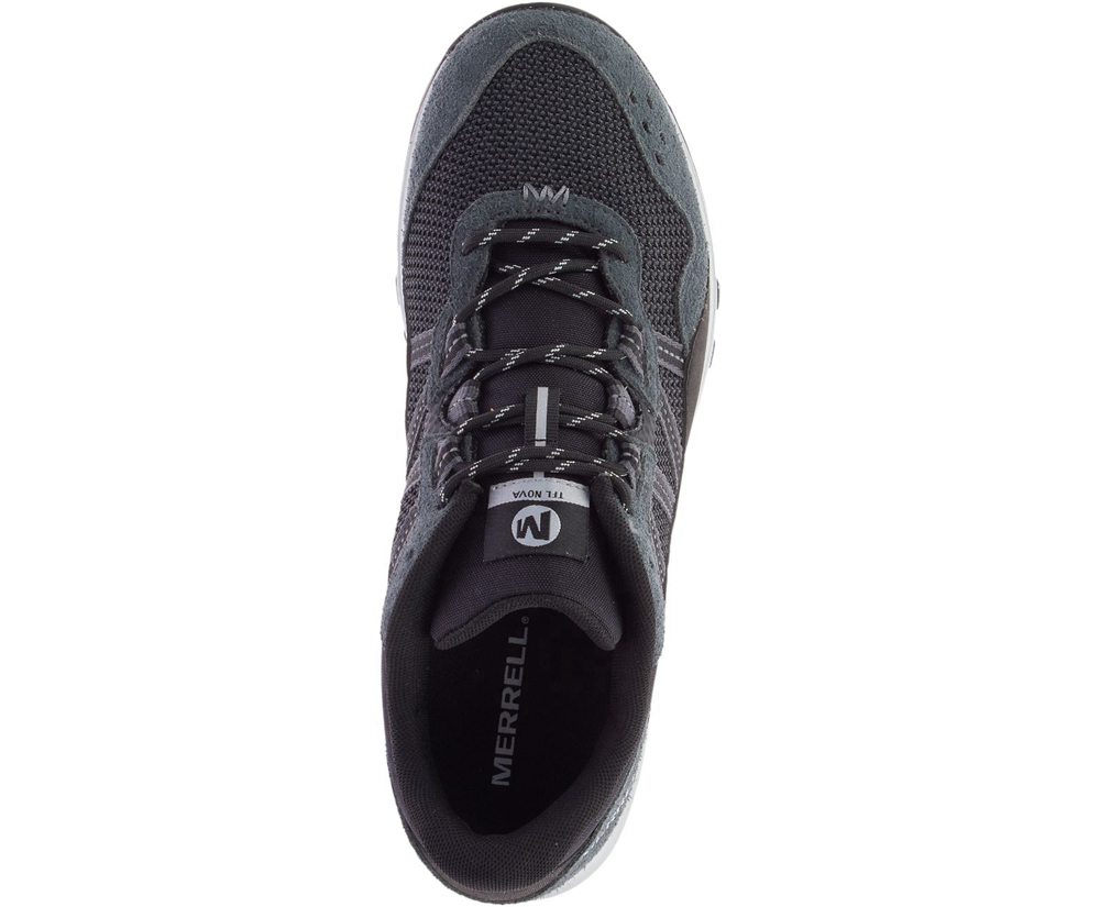 Merrell Sneakers Black - Nova Traveler - Mens 45XACUZEK